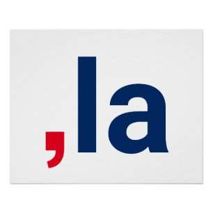 Comma La kamala funny pronunciation patriotic Poster