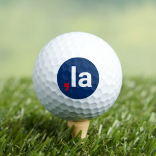 Comma La kamala funny pronunciation red white blue Golf Balls