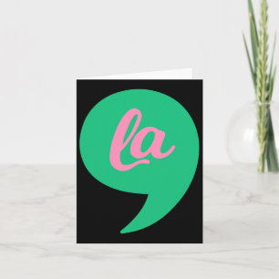 Comma La Kamala Harris 2022 Election Voting Costum Card