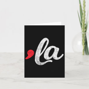 Comma La Kamala Harris 2024 For President Election Card