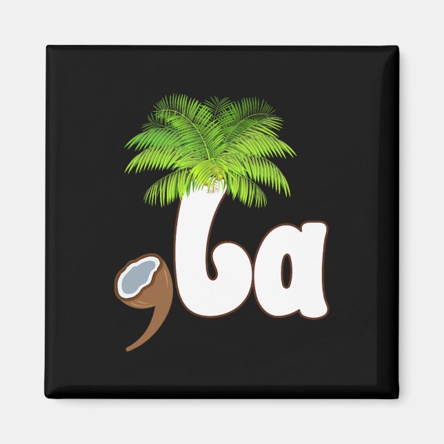 Comma La Kamala Harris 2024 President Funny Kamala Magnet (Front)