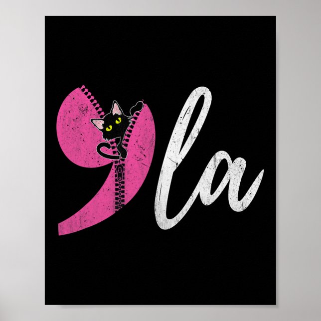 Comma La Kamala Harris 2024 Presidential Political Poster (Front)