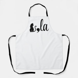 Comma La Kamala Harris - cat mum for Kamala  Apron