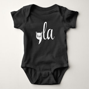 Comma La Kamala Harris - cat mum for Kamala Baby Bodysuit