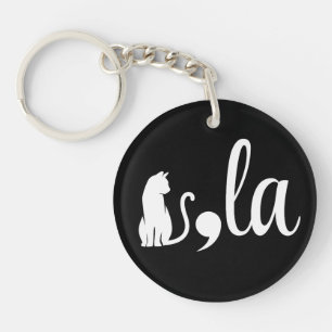 Comma La Kamala Harris - cat mum for Kamala  Key Ring