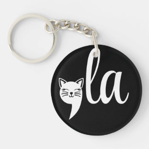 Comma La Kamala Harris - cat mum for Kamala  Key Ring