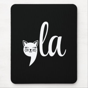 Comma La Kamala Harris - cat mum for Kamala Mouse Mat