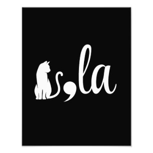Comma La Kamala Harris - cat mum for Kamala  Photo Print