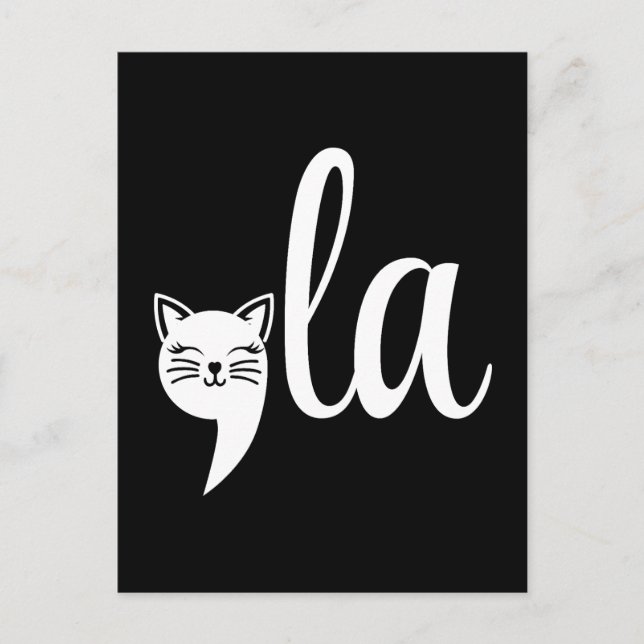 Comma La Kamala Harris - cat mum for Kamala  Postcard (Front)