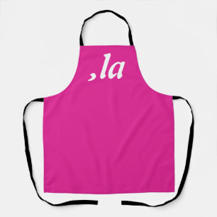 Comma La Kamala Harris - customised text design  Apron