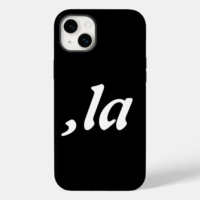Comma La Kamala Harris - customised text design  Case-Mate iPhone Case (Back)