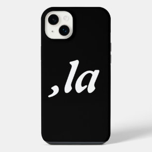 Comma La Kamala Harris - customised text design  iPhone 14 Plus Case