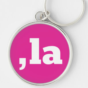 Comma La Kamala Harris - customised text design  Key Ring