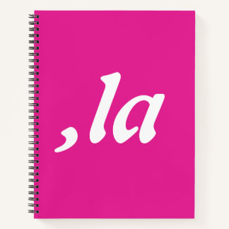 Comma La Kamala Harris - customised text design Notebook