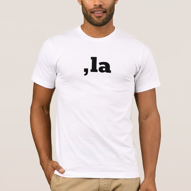 Comma La Kamala Harris - customised text design  T-Shirt (Front)