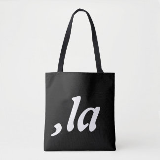 Comma La Kamala Harris - customised text design  Tote Bag