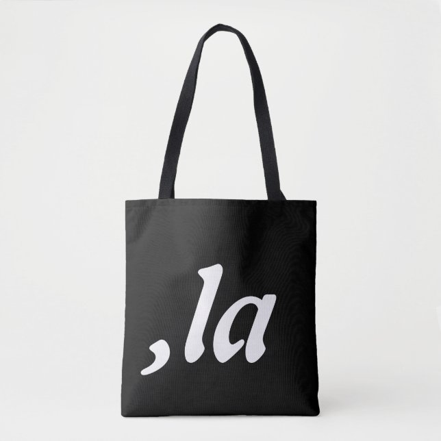 Comma La Kamala Harris - customised text design  Tote Bag (Front)