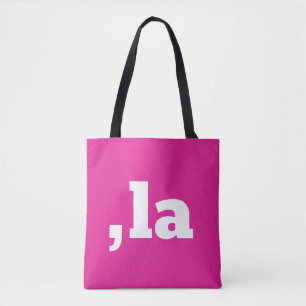 Comma La Kamala Harris - customised text design Tote Bag