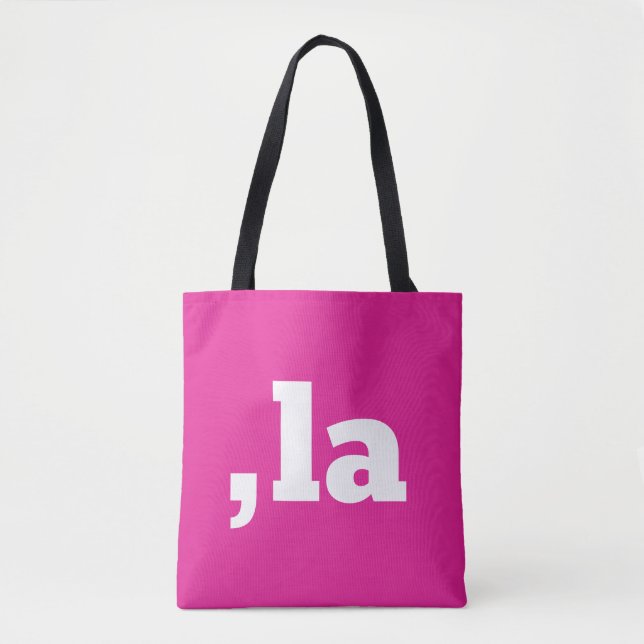 Comma La Kamala Harris - customised text design  Tote Bag (Front)