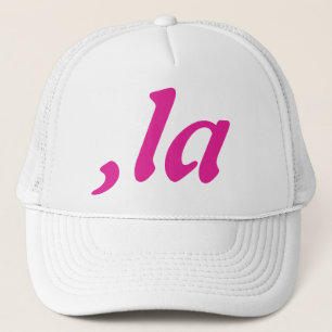 Comma La Kamala Harris - customised text design  Trucker Hat