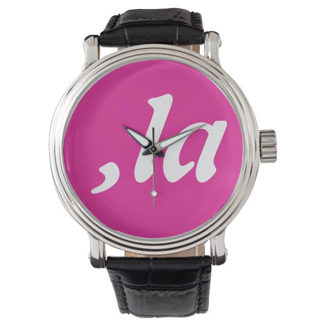 Comma La Kamala Harris - customised text design  Watch (Front)