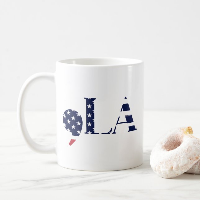 Comma La Kamala Harris for President 2024 Coffee Mug (With Donut)