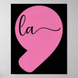 Comma La Kamala Harris For President 2024 Election Poster