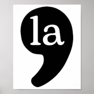 Comma La Kamala Harris For President 2024 Poster