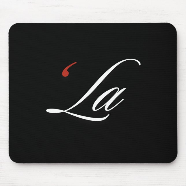 Comma La Kamala Harris Funny Punctuation La Electi Mouse Mat (Front)