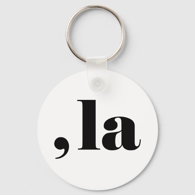 Comma la, Kamala Harris. Key Ring (Front)