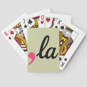 Comma La Kamala Harris President 2024 Stop Project Playing Cards