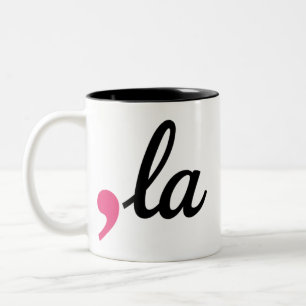Comma La Kamala Harris President 2024 Stop Project Two-Tone Coffee Mug