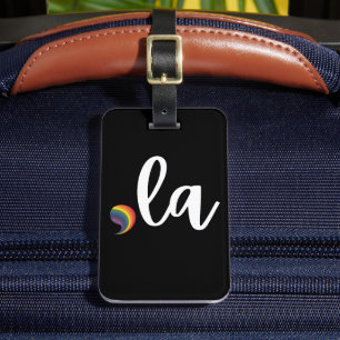 Comma La Kamala Harris Pride Rainbow LGBQ Gay Luggage Tag