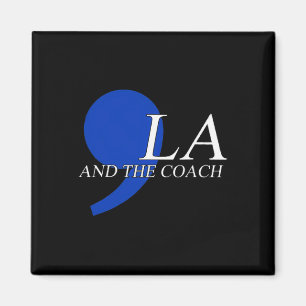 Comma La Kamala Harris Tim W Coach 2024 La Comma  Magnet