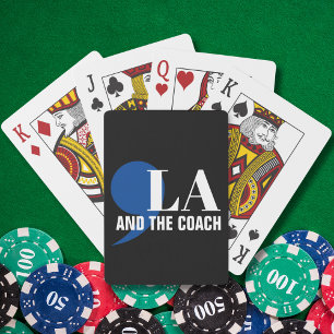 Comma La Kamala Harris Tim Walz Coach 2024 Commala Playing Cards