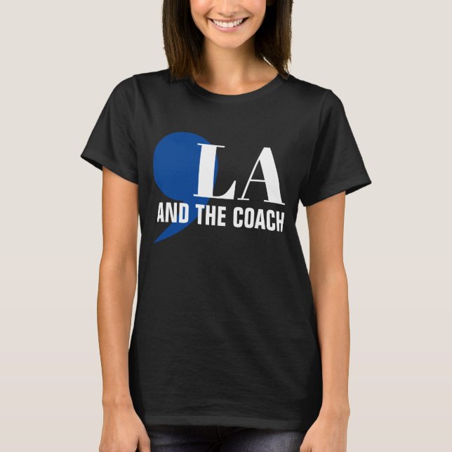 Comma La Kamala Harris Tim Walz Coach 2024 Commala T-Shirt (Front)