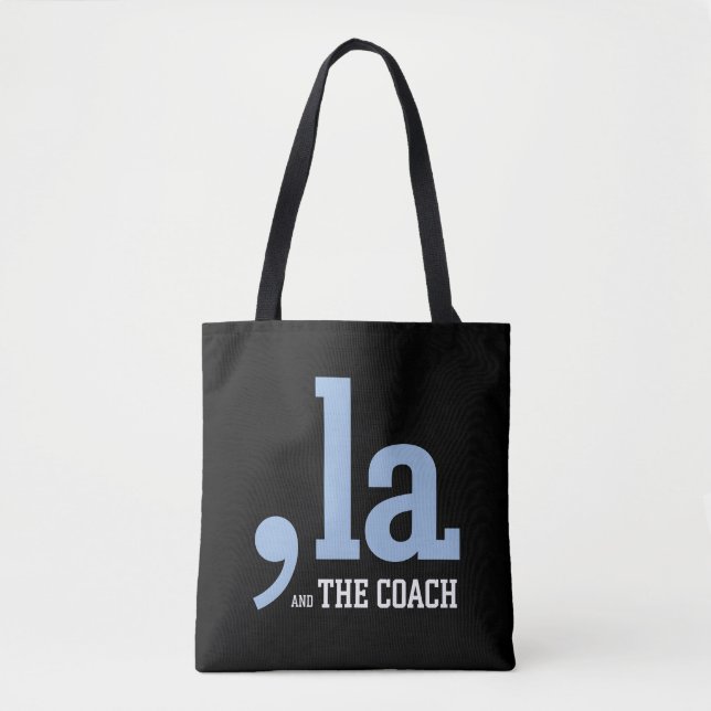 Comma La Kamala Harris Tim Walz Coach 2024  Tote Bag (Front)