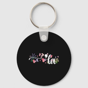 Comma La Kamala Harris Vintage Floral Feminine Pre Key Ring
