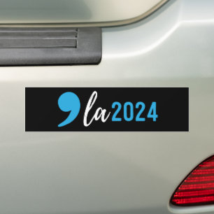 Comma La Madam President Kamala Harris 2024 Bumper Sticker