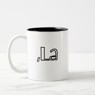 Comma + La Mug, Kamala Harris Mugs, Kamala Harris Two-Tone Coffee Mug