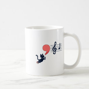Comma La Music Notes Kamala Harris Music Teacher E Coffee Mug