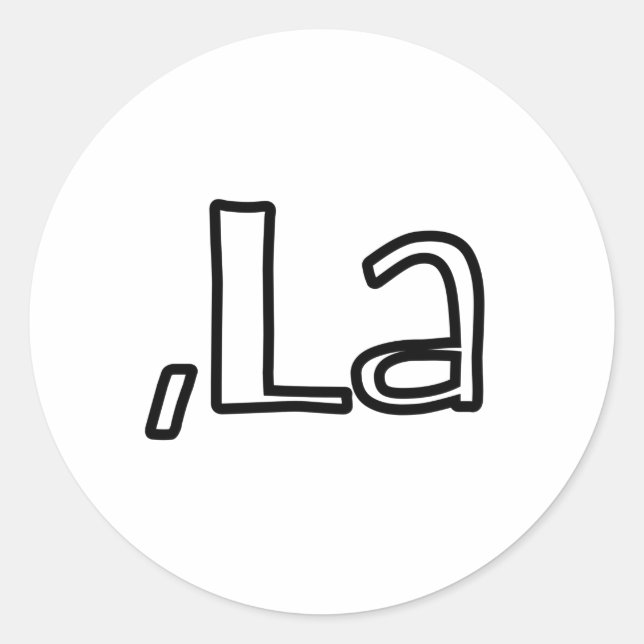 Comma La Stickers, Kamala Harris 2024 Classic Round Sticker (Front)