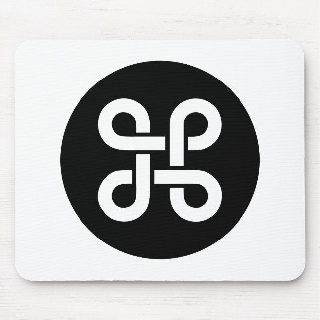 Command Apple Mac Ideology Mouse Mat (Front)