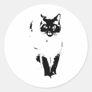 Command Presence Classic Round Sticker