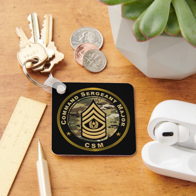 Command Sergeant Major CSM Key Ring (Desk)
