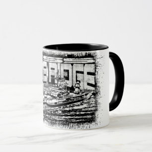 Command ship Blue Ridge Combo Mug