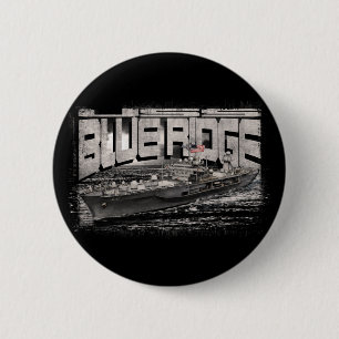Command ship Blue Ridge Round Button Button