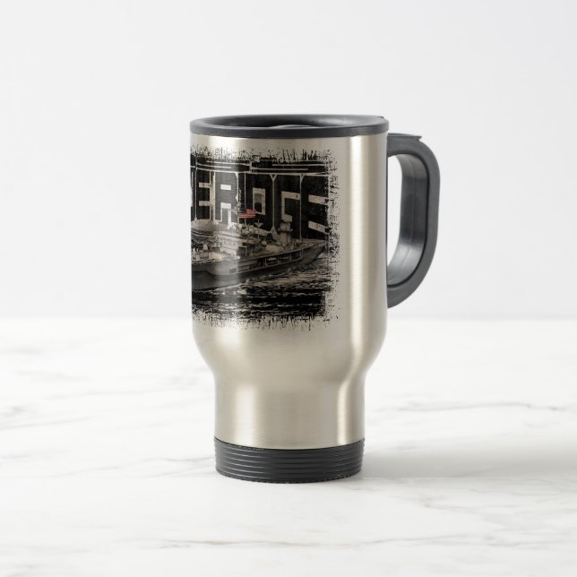 Command ship Blue Ridge Travel/Commuter Mug (Front Right)