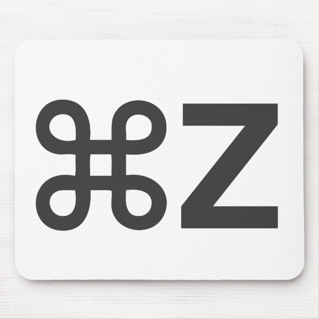command Z Mouse Mat (Front)
