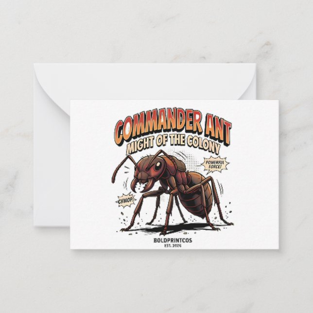 Commander Ant  Card (Front)